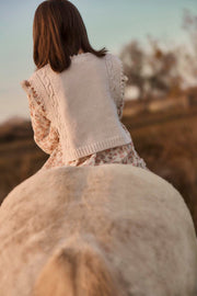 Irina Vest in Cream