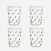 Green Pom Tumbler - Set of Four
