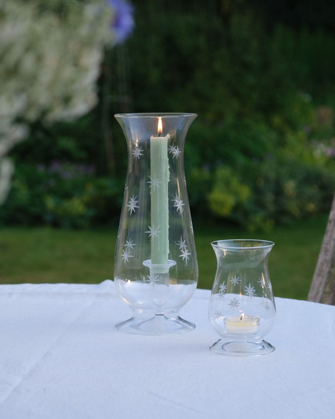 Celestial Glass Tealight Lantern - Stars by Issy Granger
