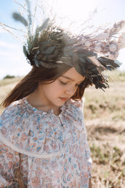 Izabena Dress in Cream Musk Mallow