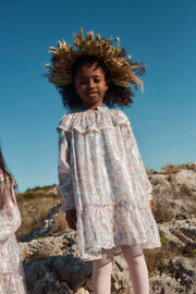 Izabena Dress in Cream Musk Mallow