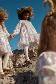 Izabena Dress in Cream Musk Mallow
