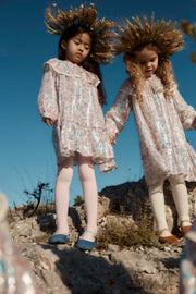 Izabena Dress in Cream Musk Mallow