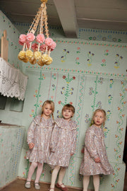 Izabena Dress in Cream Musk Mallow