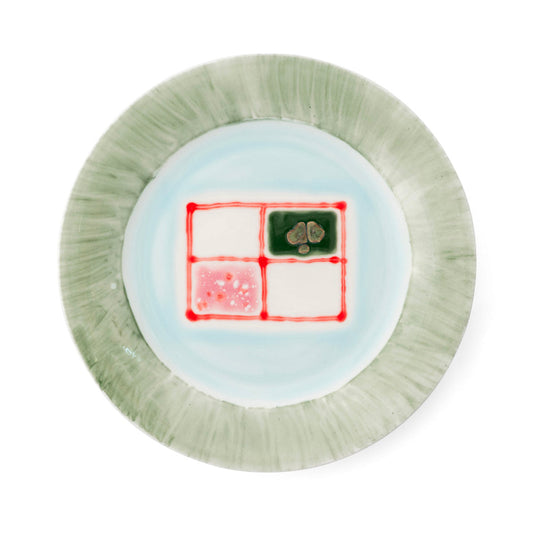 Jade Dessert Rim Plate