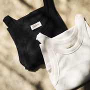 Ribbed Square Neck Nursing Tank