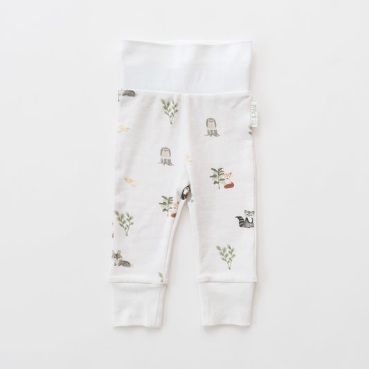 Fold-Over Pants in Forest Friends