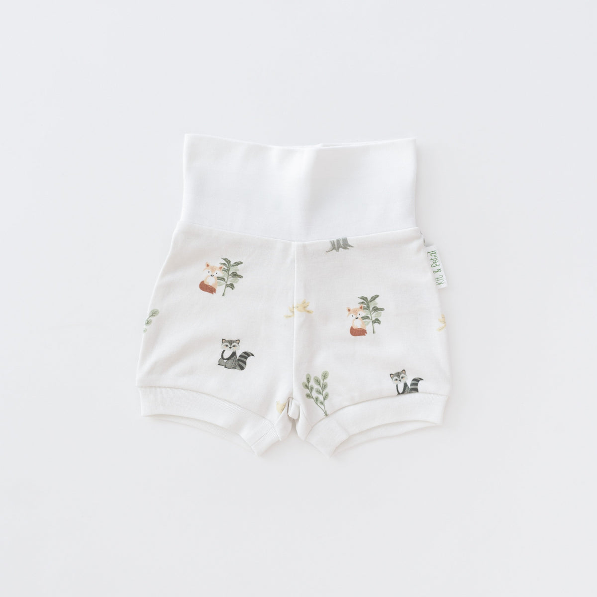 Fold-Over Shorts in Forest Friends