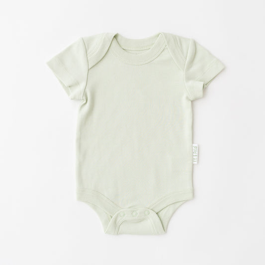Short Sleeve Bodysuit in Leafy Green