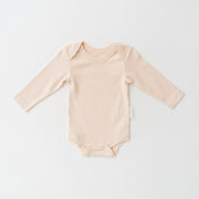 Long Sleeve Bodysuit in Rosy Peach