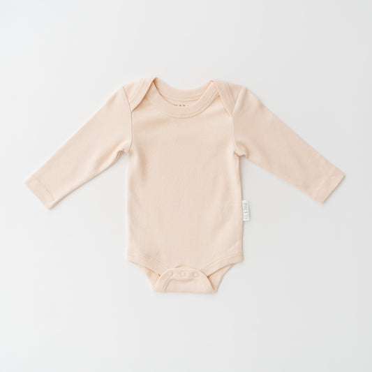 Long Sleeve Bodysuit in Rosy Peach