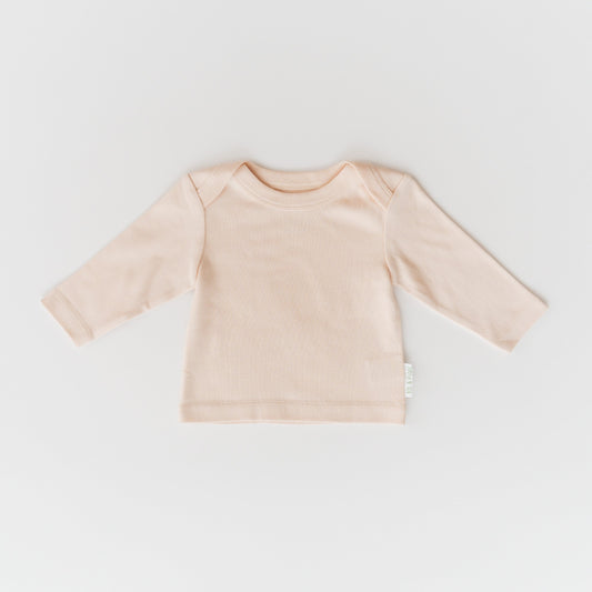 Long Sleeve Shirt in Rosy Peach