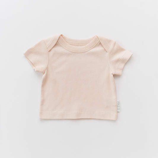 Short Sleeve Shirt in Rosy Peach