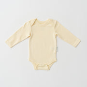 Long Sleeve Bodysuit in Sunny Yellow