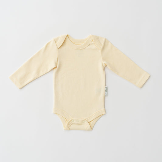 Long Sleeve Bodysuit in Sunny Yellow