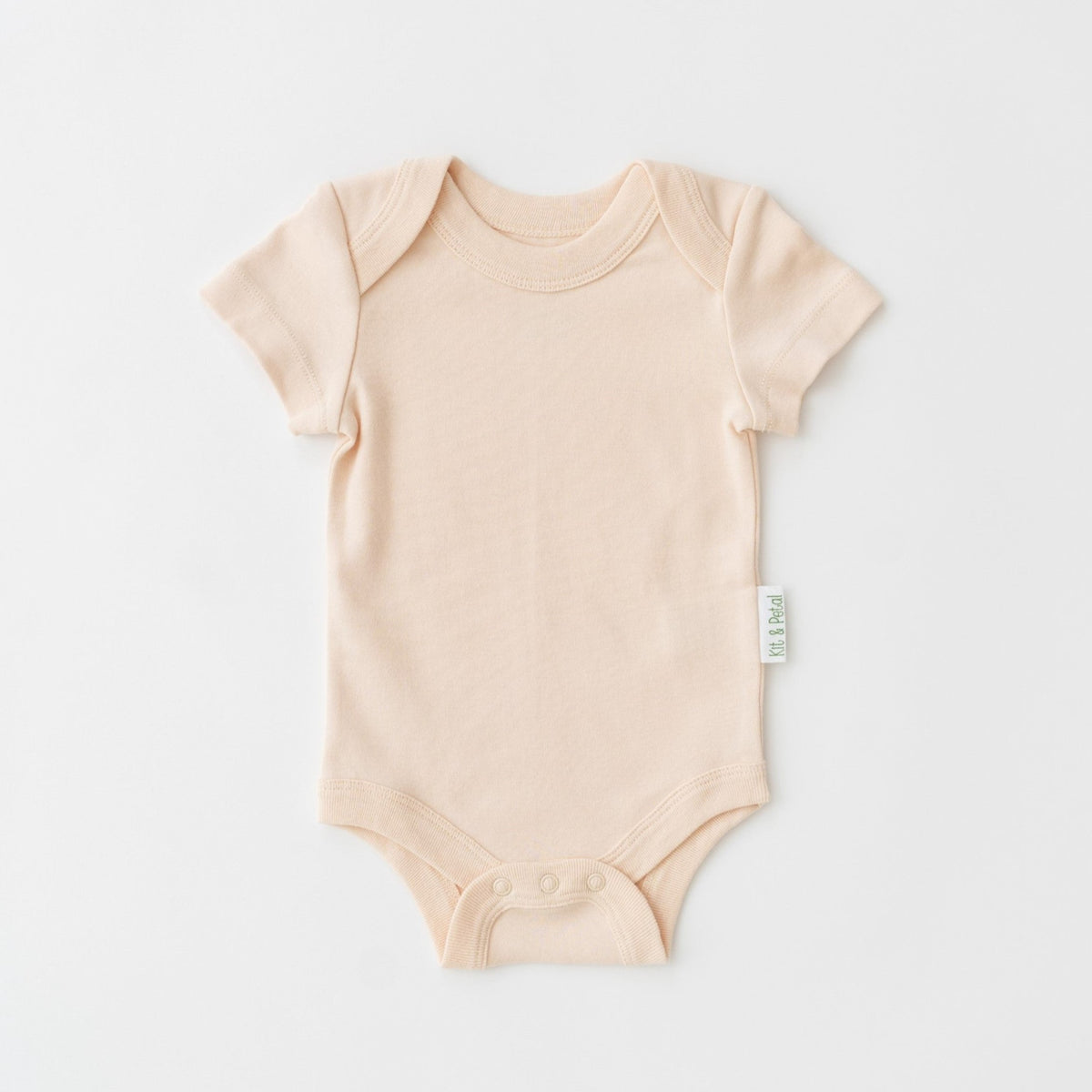 Short Sleeve Bodysuit in Rosy Peach