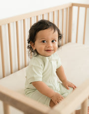 Short Sleeve Romper in Leafy Green