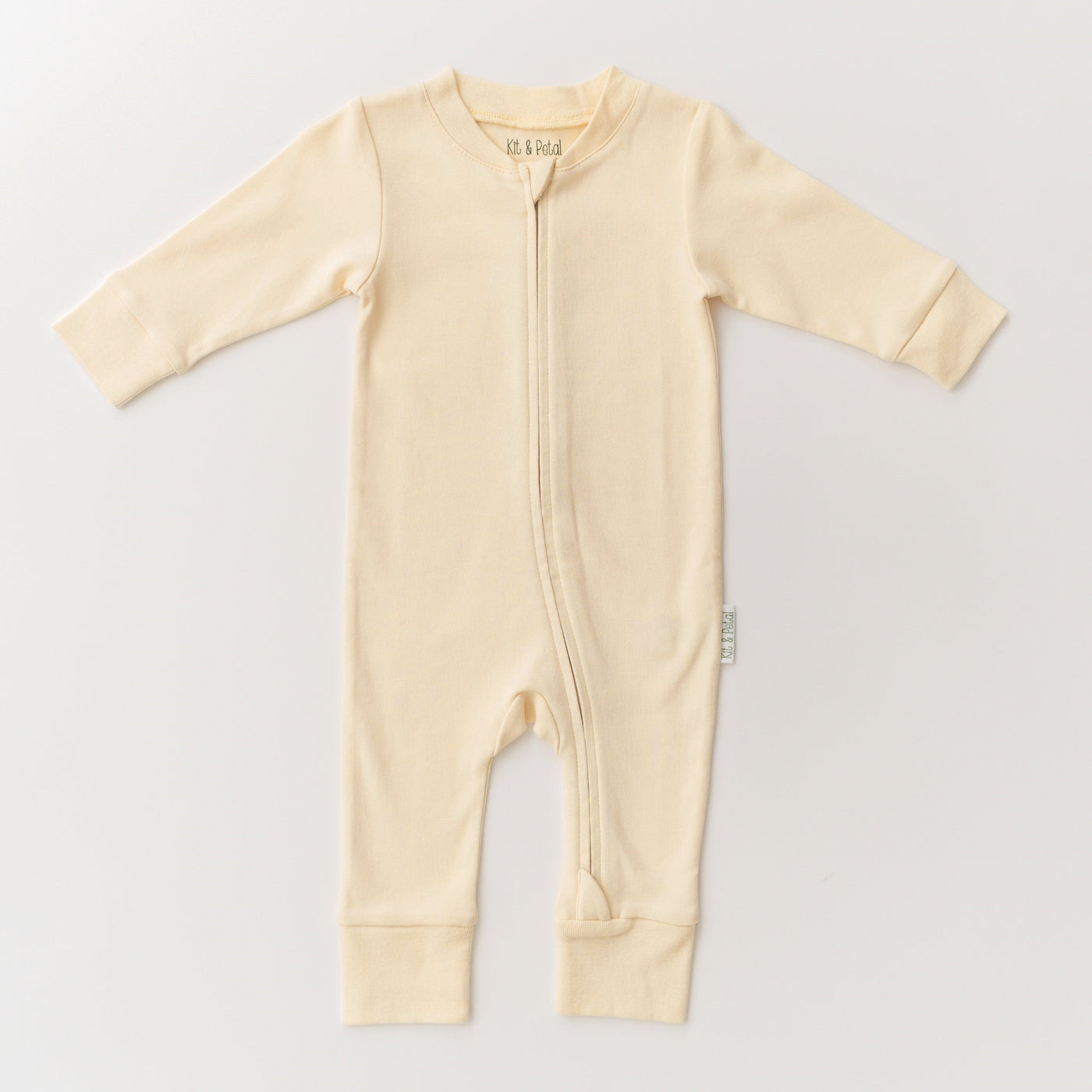 Long Sleeve Romper in Sunny Yellow