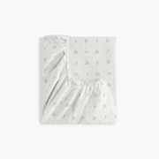 Ditsy Floral Crib Sheet - Blue