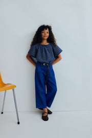Jasmine Blouse in Summer Midnight Checks