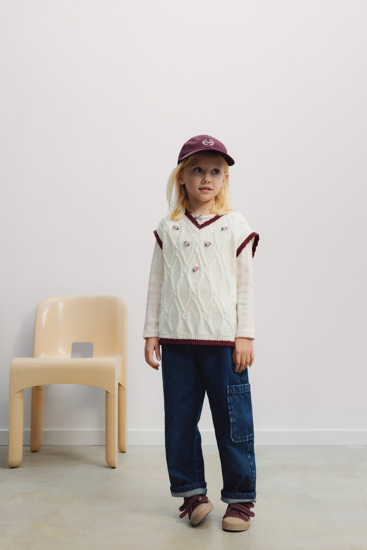 Orla Waistcoat in Whisper White
