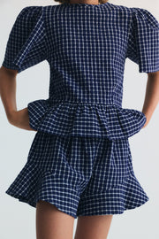Jasmine Shorts in Summer Midnight Checks