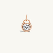 Medium Timekeeper Birthstone Pendant