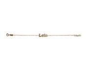 Diamond Bubble Name Bracelet