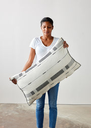 Fulcrum Onyx Oversized Cotton Lumbar Pillow