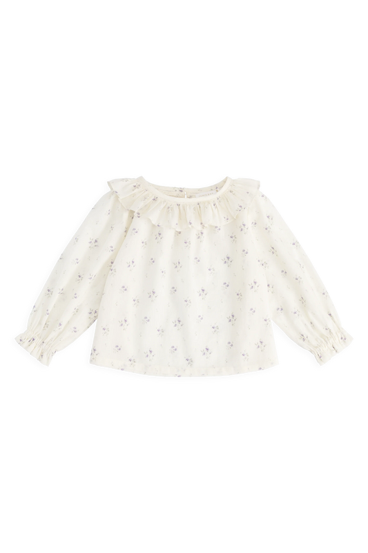 Leonie Top in Jade Floral