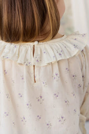 Leonie Top in Jade Floral