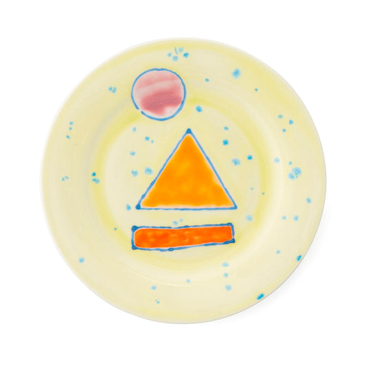 Lime Dessert Rim Plate
