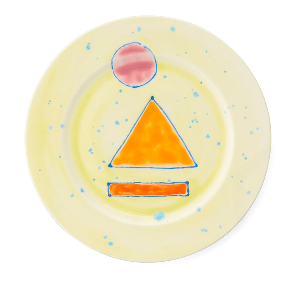 Lime Dinner Rim Plate