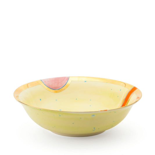 Lime Gold Salad Bowl