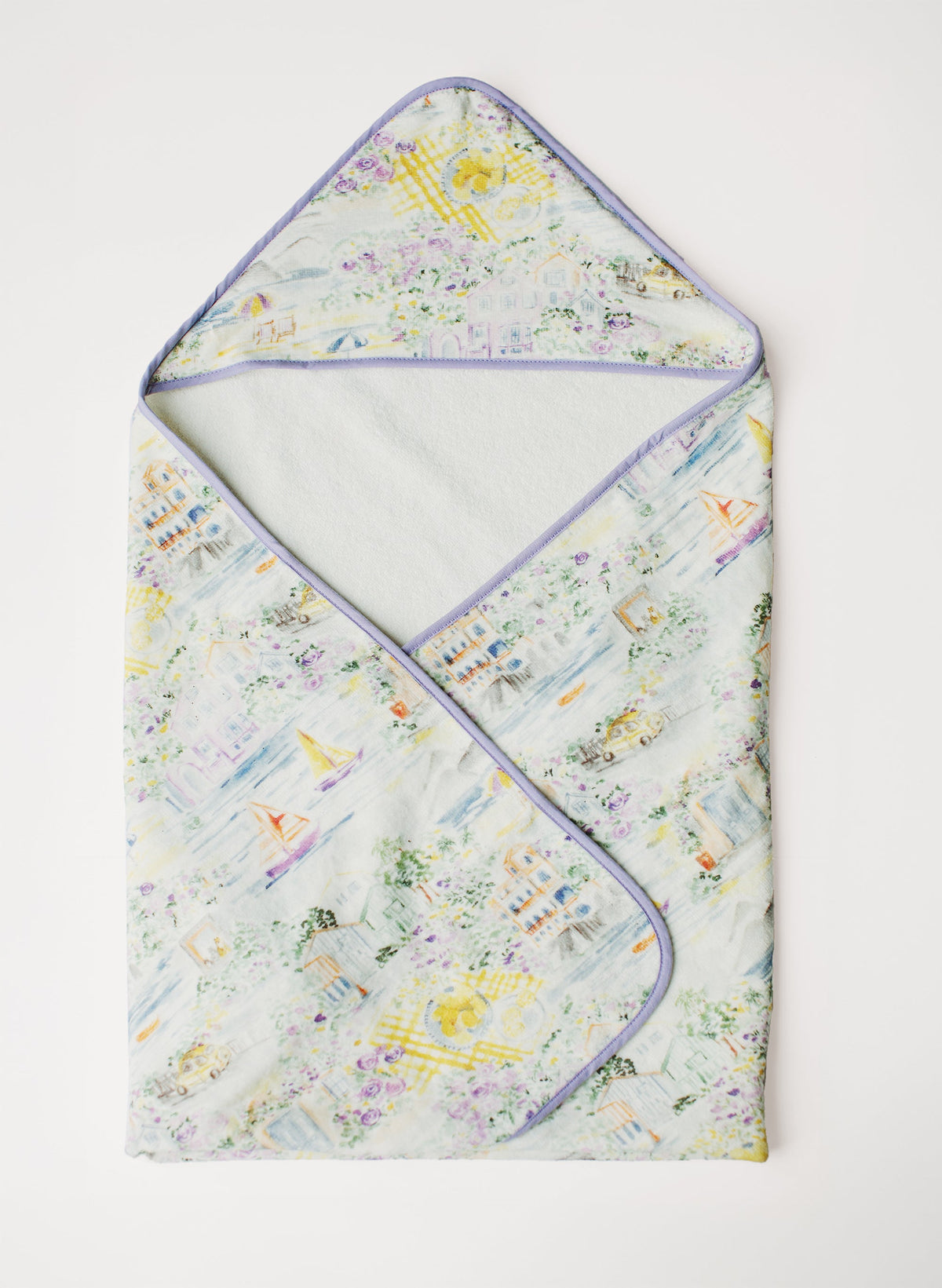 Hooded Bath Towel - Limoncello