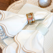Green Napkin Rings  (Set of 2)