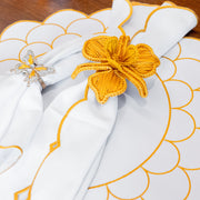 The Wave Yellow Napkins (Set of 2)