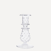 Luxor Glass Candle Holder - Clear (Set of 2)