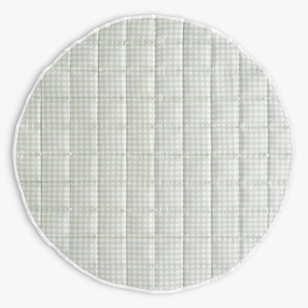 Picnic Gingham Play Mat - Green