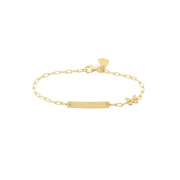 Kid's Paper Nameplate Butterfly Bracelet