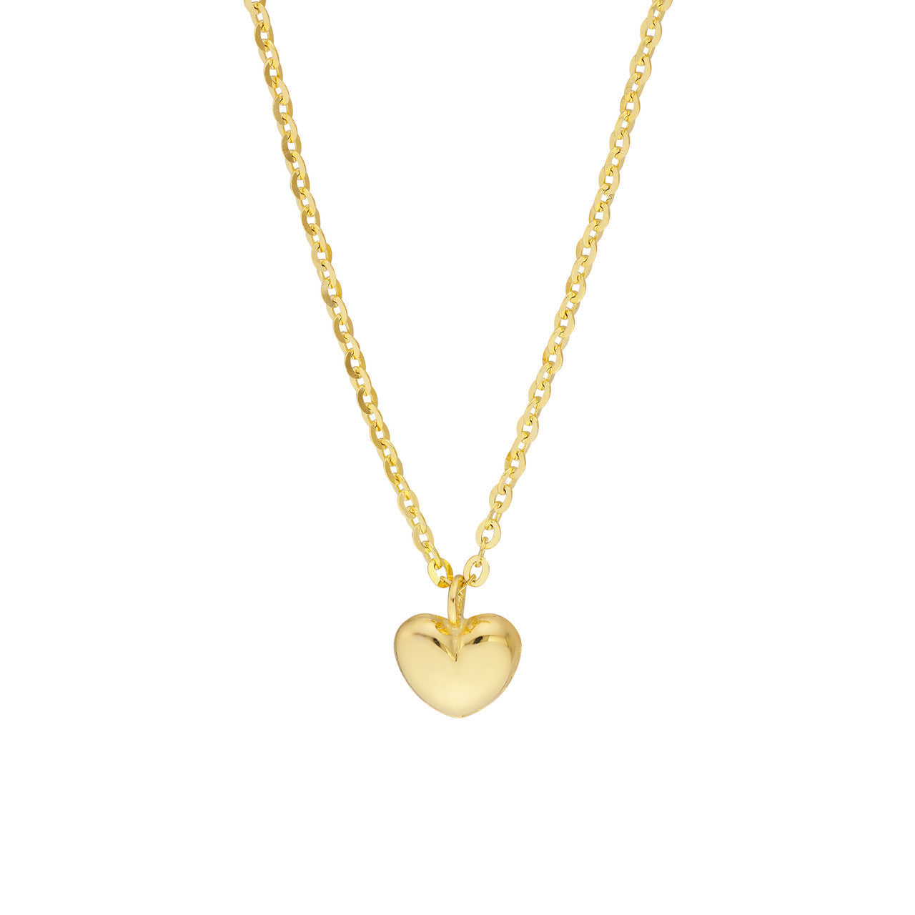 Kids Mini Heart Puff Necklace