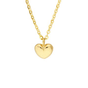Kids Mini Heart Puff Necklace