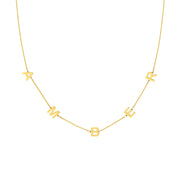 Block Letter Name Necklace