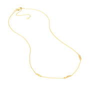 Multiple Mini Nameplate Necklace