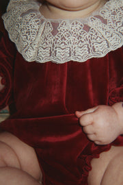 Venola Romper in Red Dahlia