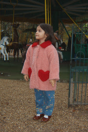 Calin Coat in Mellow Rose