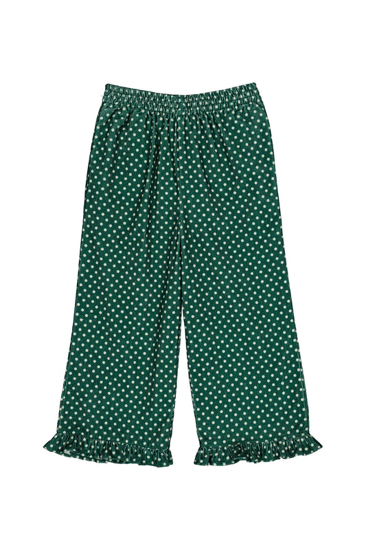 Malika Pants in Mint Dots
