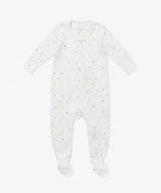 Marley Zip Pajama, Blue Hearts