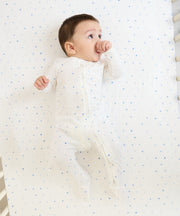 Marley Zip Pajama, Blue Hearts