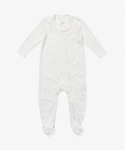 Marley Zip Pajama, Rose Hearts
